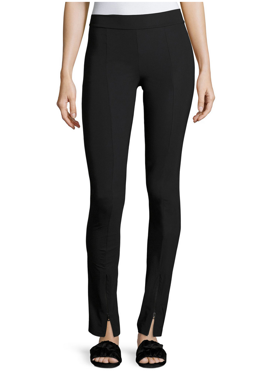 FILA Pantaloni leggings in jersey elasticizzato con polsino zip The Row Nelma colore nero taglia S $490