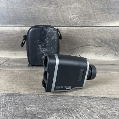 Used Black Bushnell PinSeeker 1500 Laser Golf Rangefinder Case