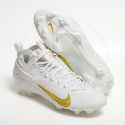 Nike Huarache 9 Elite Mid Men's Sz 13 LAX SE Lacrosse Cleats White FB1297-100