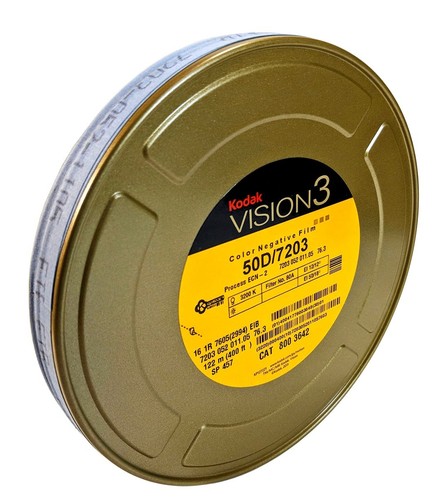 KODAK 16MM VISION3 COLOR NEGRO. PELÍCULA DE PELÍCULA 50D/7203 400 ft *NUEVA DE FÁBRICA*