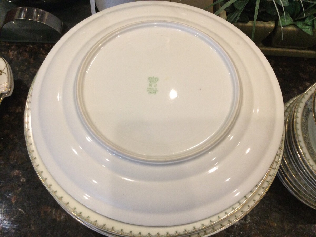 NS Occupied Japan Handpainted Porcelain Large 65 Dinnerware