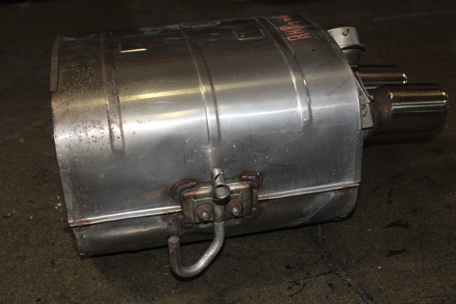 Ferrari 575, RH, Right, Rear Muffler, Used, P/N 212805
