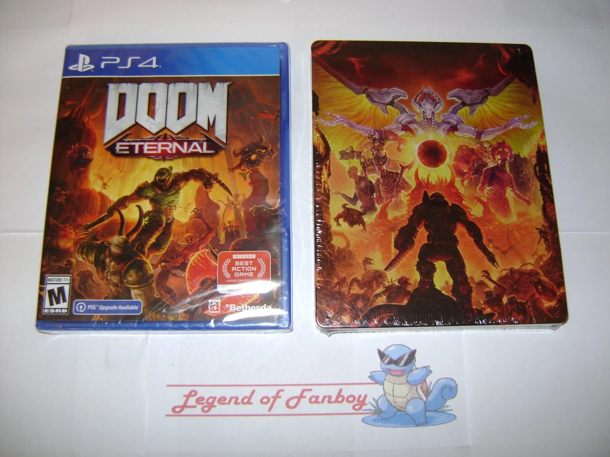 New * Doom Eternal + ps4 - PlayStation 4 93155174139 Steelbook * Sony Upgrade Sealed * | + ps5 eBay