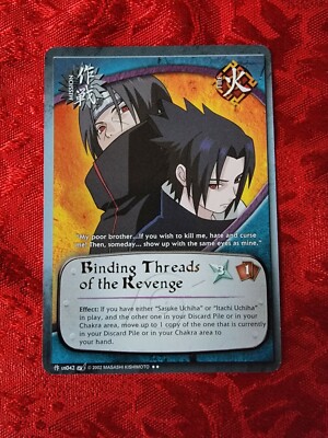 Naruto Collectible Card Game: Binding Threads of the Revenge us042 Gold Text