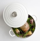 New ListingLe Creuset White 7.25 Quart Signature Dutch Oven Beautiful Nwt free shp