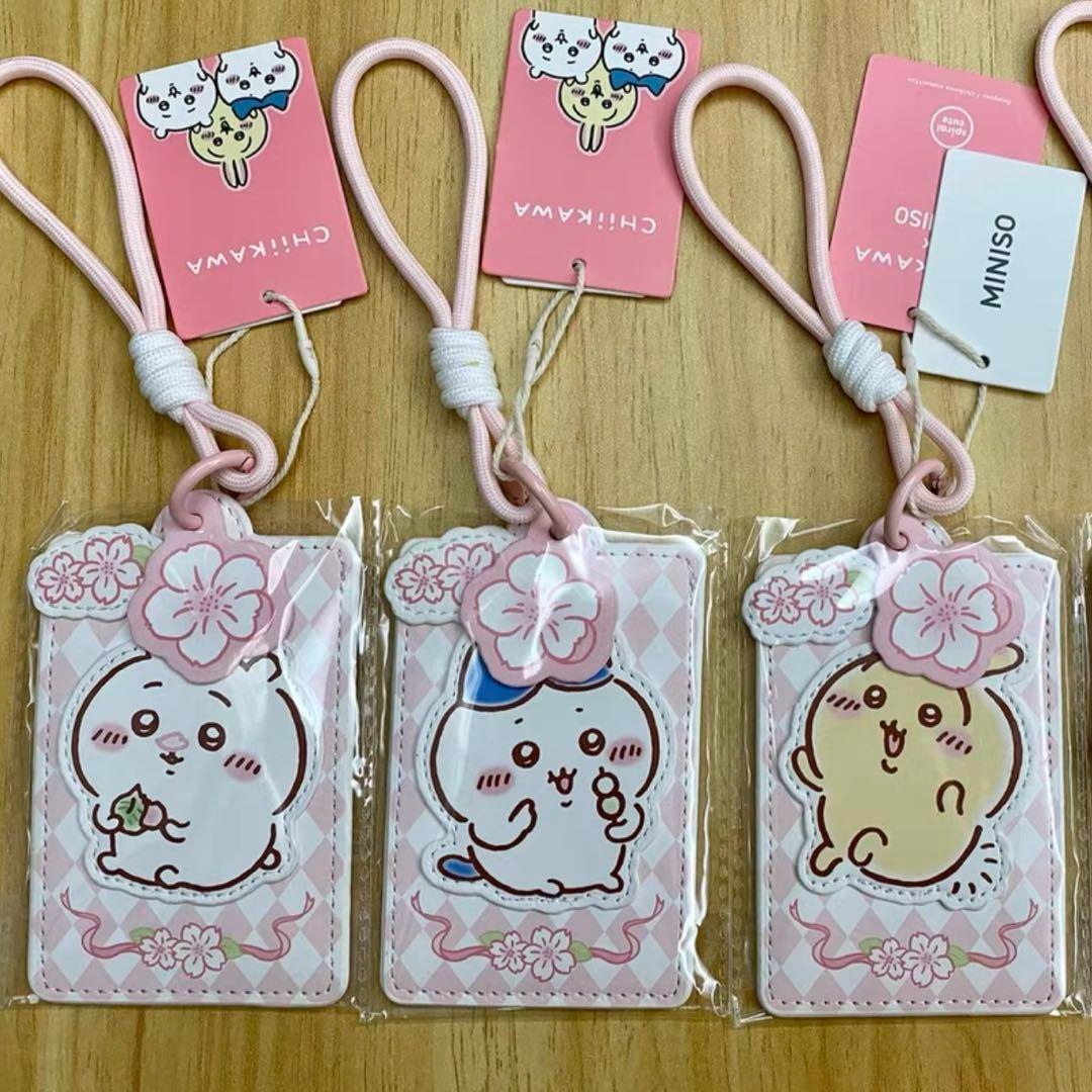 NEW chiikawa cherry blossoms sakura Hachiware rabbit card pass