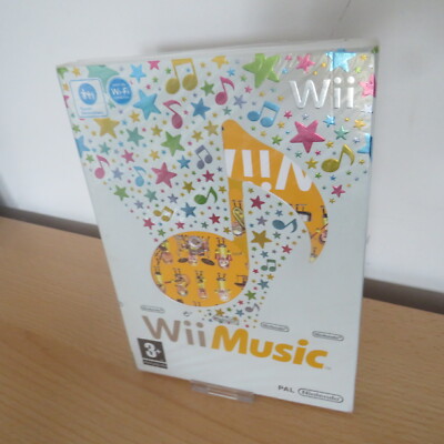 WII MUSIC Nintendo Wii 2008 NEU UND SEALED PAL Version 