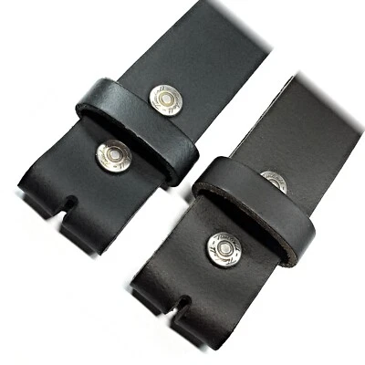 RUNNING BEAR Leder Wechselgürtel Gürtel Gürtelschnallen Buckle Rindsleder schwarz