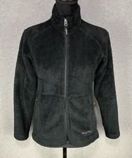 Marmot Women's Small Fleece Full-Zip Jacket Size S Black High Pile Soft EUC
