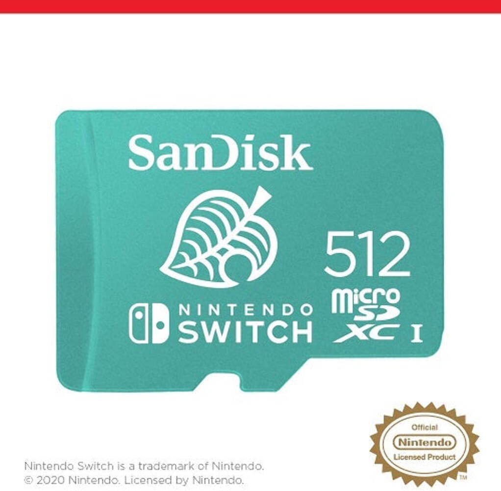 Nintendo Switch Sandisk Microsdxc 512Gb Memoria Microsd Nintendo