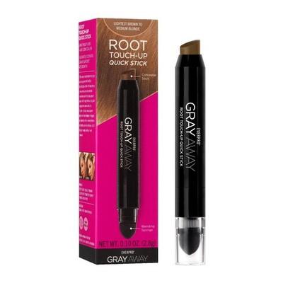 EVERPRO Gray Away Root Touchup Quick Stick, Lightest Brown/Medium Blonde, 0.1...