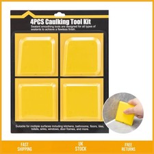 Professional Multi Edge Silicone Caulking Tool Kit Sealant Smoother 4 Piece