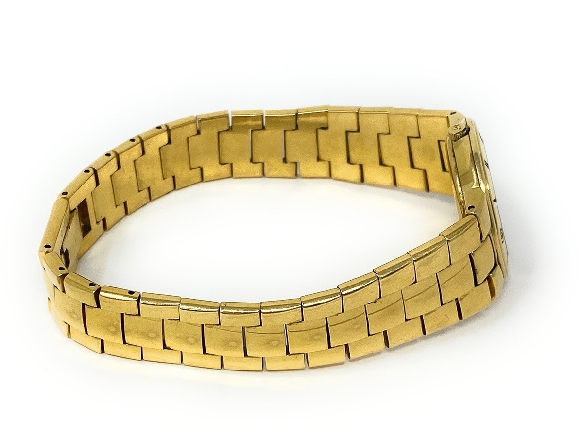 Vintage Gucci 18K Gold Plated Watch – 3300.2.M Series – 34mm Swiss Quartz Unisex Gucci Vintage Classic 3300.2.L 18K Gold Plated Women main image 3