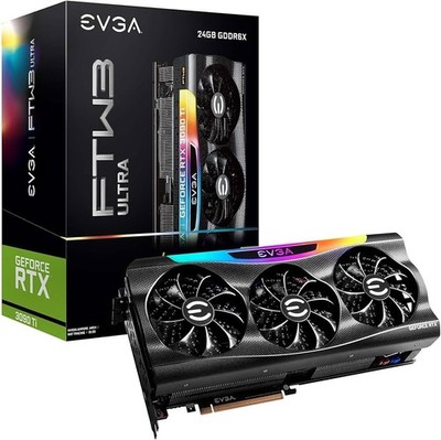 EVGA GeForce RTX 3090 FTW3 ULTRA 24GB GDDR6X Graphics Card