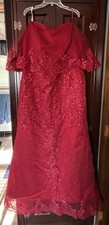 Jaeden Mother Of The Bride Dress 18W Burgundy