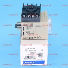NEW IN BOX OMRON H3CR-A8 ( H3CRA8 )Timer 100-240VAC Free shipping