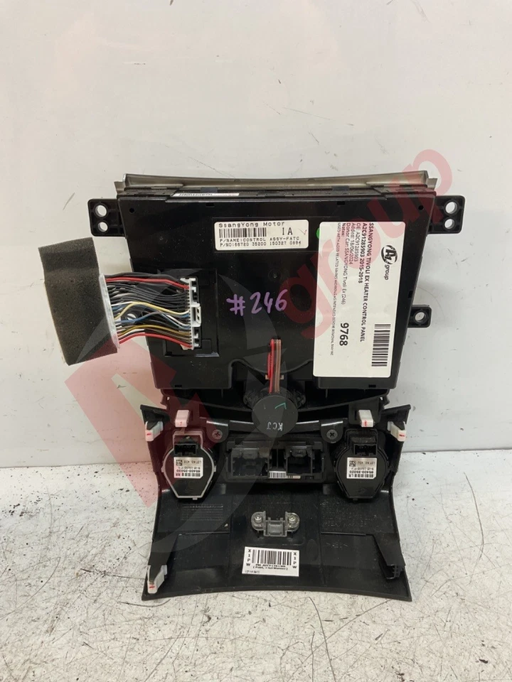 SSANGYONG TIVOLI EX HEATER CONTROL PANEL A2C91285903 2015-2018 A2C91285903 - Image 4 of 4