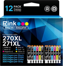 Compatible Ink Cartridge Replacement for Canon PGI-270XL CLI-271XL PGI 270 to Us