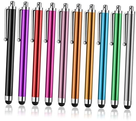 10-Pack High Precision Stylus Pens for Touch Screens - Universal Compatibility-image