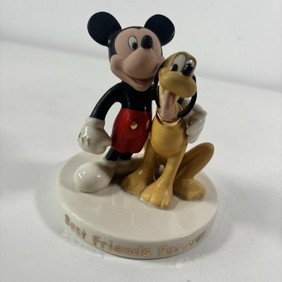 Disney Mickey Mouse & Pluto Lenox Best Friends Figur Schaukasten Sammlung sehr guter Zustand