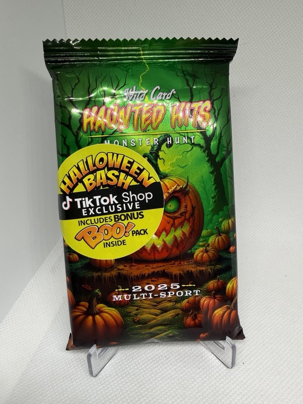 2025 Wild Card Haunted Hits Tik Tok Exclusive BOO! Sealed Pack /5 or Less TikTok