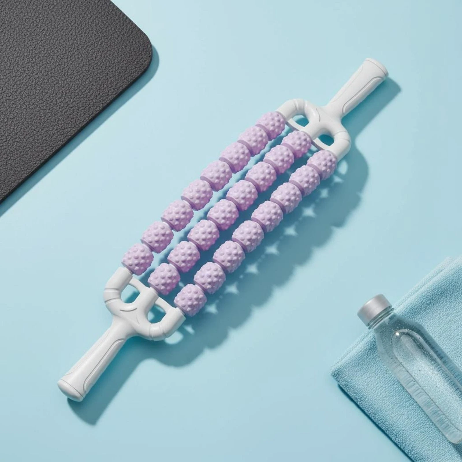 Bendable Muscle Massager Stick Comfortable Grip 3-Row Spiky Massager
Opens in a new window or tab