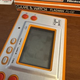 Nintendo FL-02 Game And Watch FLAGMAN Electric Handheld Vintage Game