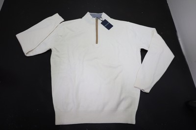 Peter Millar Artisan Crafted Cashmere Flex Sweater Mens Medium 1057D 01271636