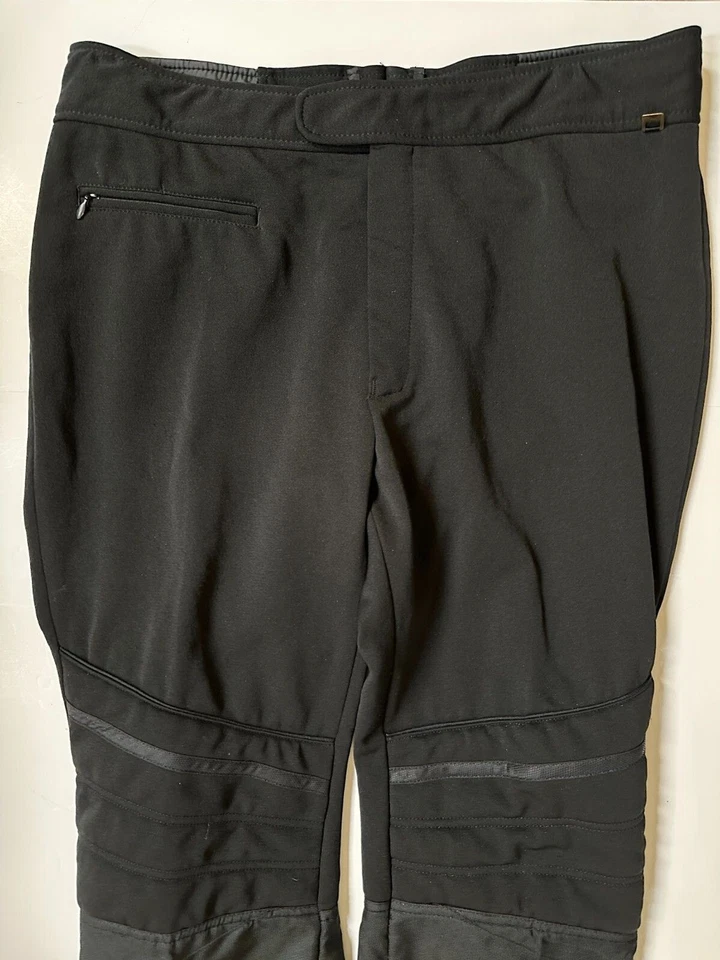 Vintage ROFFE Men's Black Ski Stretch Pants Made in USA Size 38 Regular - Image 3 of 4