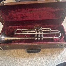H.N. White King Master Model Silver Trumpet  ...