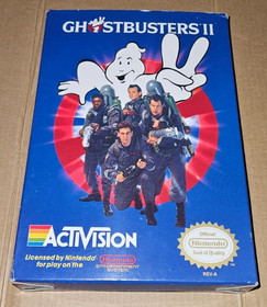 NES Ghostbusters II 2 CIB Complete In Box Nintendo Entertainment System