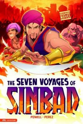 The Seven Voyages of Sinbad : Graphic Novel Paperback Martin Powe