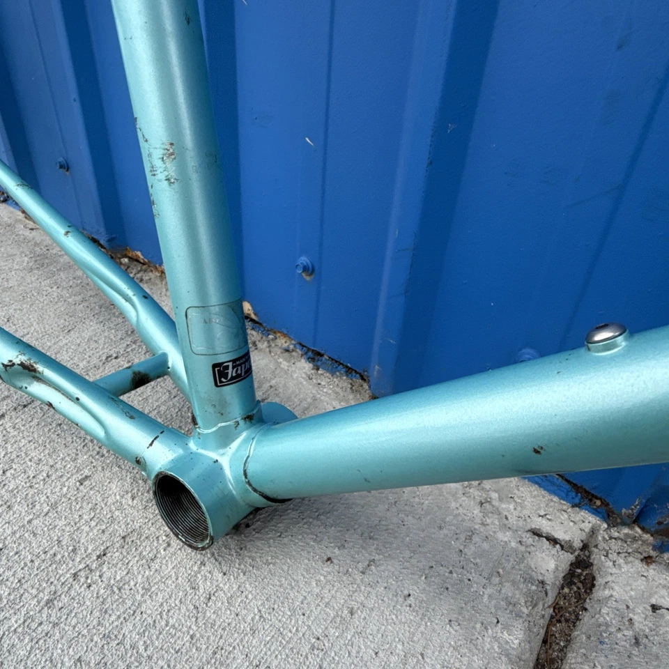 Bicicleta de Montaña Miyata City Runner 21" Cuadro 26 Japón Acero con ESTANTE Verde Azulado Foto 4 de 4