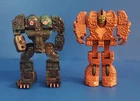 VTG Bandai Gobot Battle Rock Lord Sticks ‘n Stones & Magmar Transformer Figures