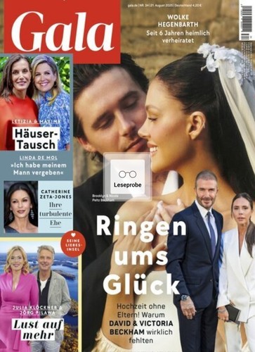 Gala, Nr. 34/2025, 21.8.25 (Neuwertig)