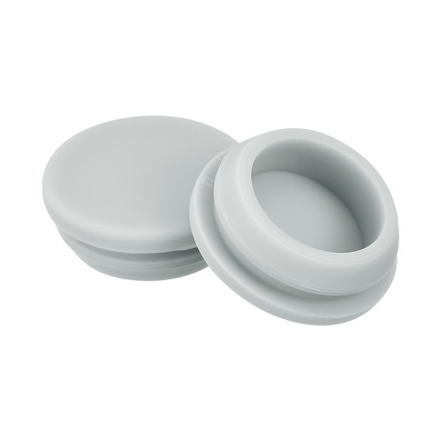 6pcs Silicone Snap in Locking Hole Plugs,22mm Narrow Groove 2.5mm Grey - Imagen 4 de 7