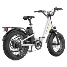 20'' Peak 1500W E-Bike Electric Bicycle E-Mountain Bike Fat Tire Bike Adult USA