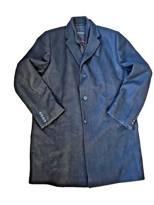 Benvenuto Black Label Mantel Business innenjacke schwarz Herren XL