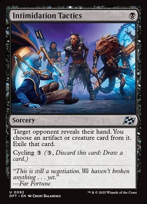 [MTG] Intimidation Tactics (0092) (DFT) NM