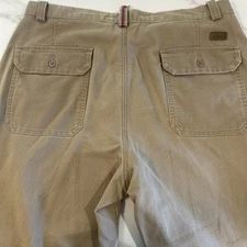 Dockers Men's 36X32” Cargo Pants Khaki Relaxed Fit Heavy 100% Cotton