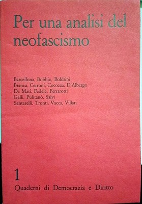 Buch Zur Analyse des Neofaschismus - Verschiedene Autoren - Verlage versammelt