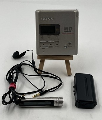 Sony MZ R55 MiniDisc Walkman Recorder Silber Made In Japan