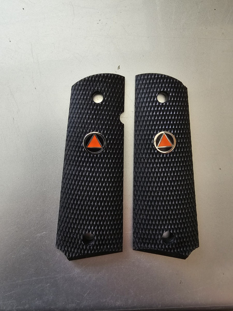 Colt 1911 Grips For Full-Size Government Delta Elite Rubber Panels