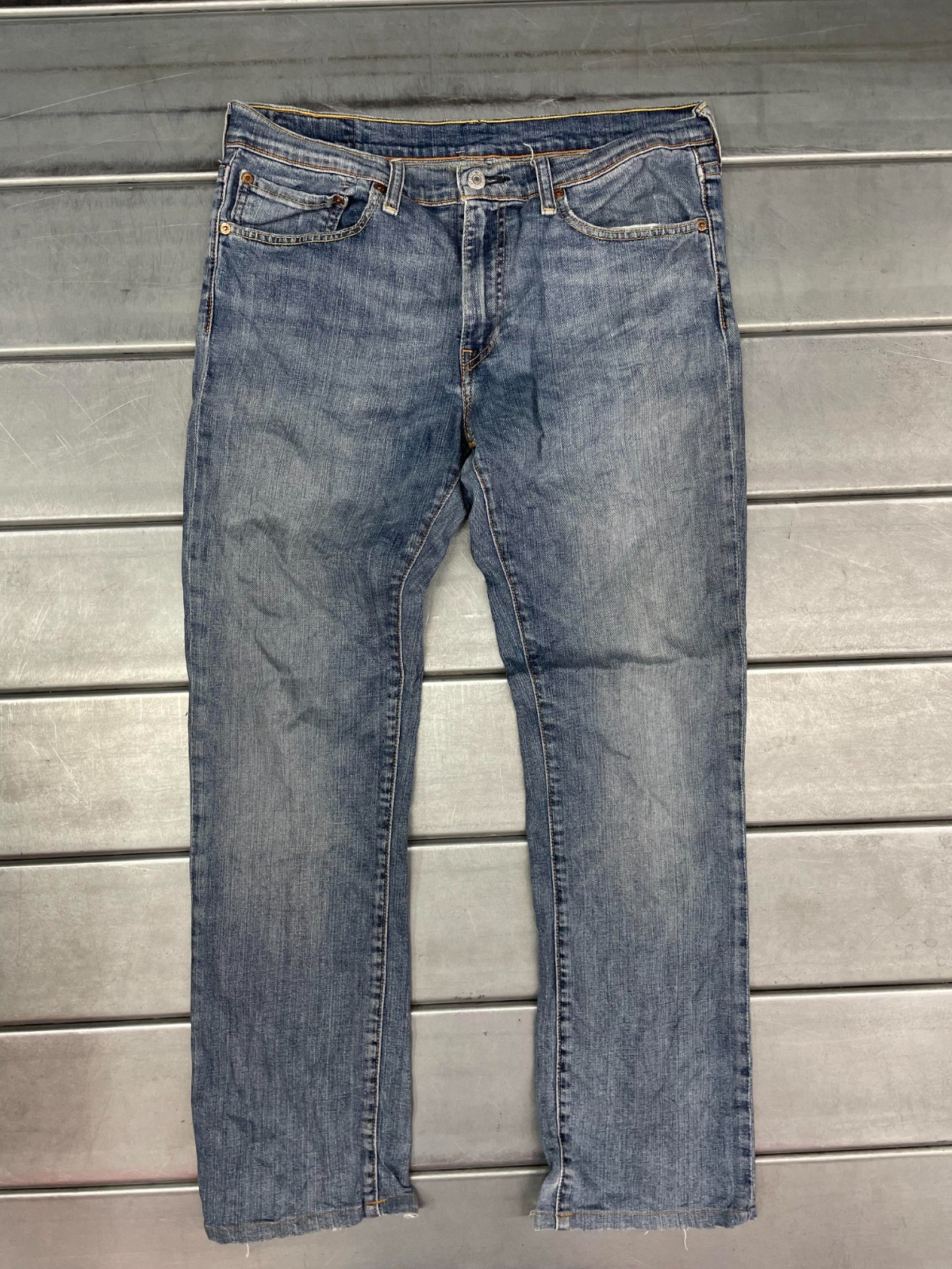 Levis 511 Jeans Mens 33X30 Blue Medium Wash Denim Slim Straight Leg
