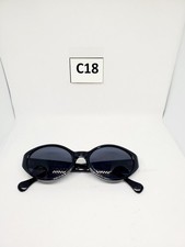 Sunglasses plastic black vintage 12048