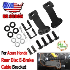 For Honda Civic Del Sol CRX Acura Integra Rear Disc E-Brake Cable Bracket Kit US