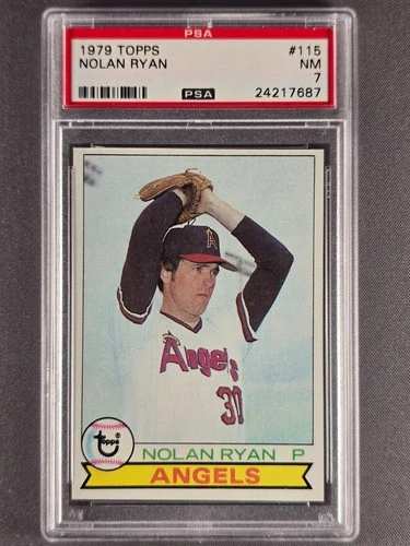 1979 Topps #115 Nolan Ryan PSA 7 NM California Angels