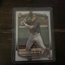 2025 Bowman - Prospects Bo Walker #BP-92 (RC) Arizona Diamondbacks 1st Bowman 