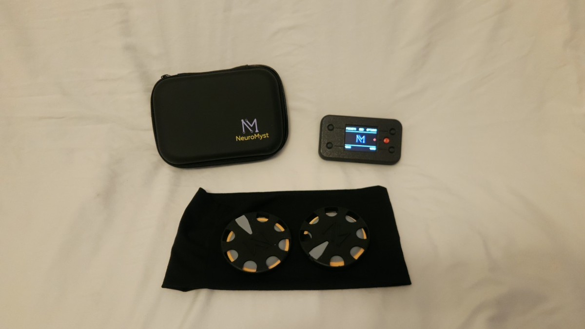 NeuroMyst Pro tDCS Device Kit - Dual DC + AC Modes, Broad Dose (4