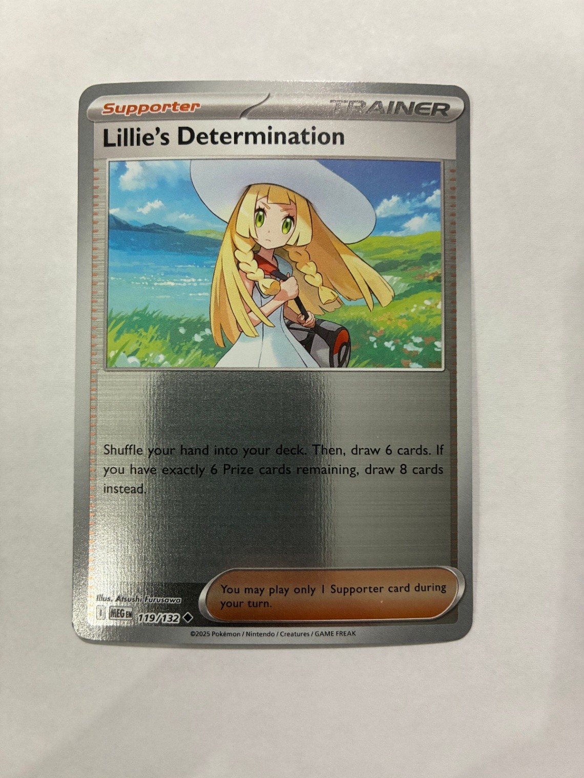 Lillie's Determination - Uncommon ME01: Mega Evolution 119/132 NM